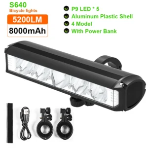 luz frontal bicicleta recarregável
