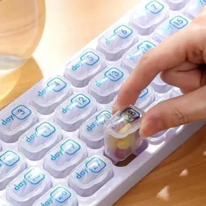 organizador de comprimidos portátil