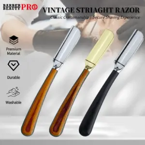 navalha de barbear reta profissional