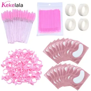 conjunto de ferramentas para extensão de cílios