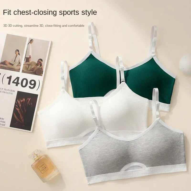 Conjunto Lingerie Sutiã e Calcinha Algodão Oco Azul Céu - Imagem 4