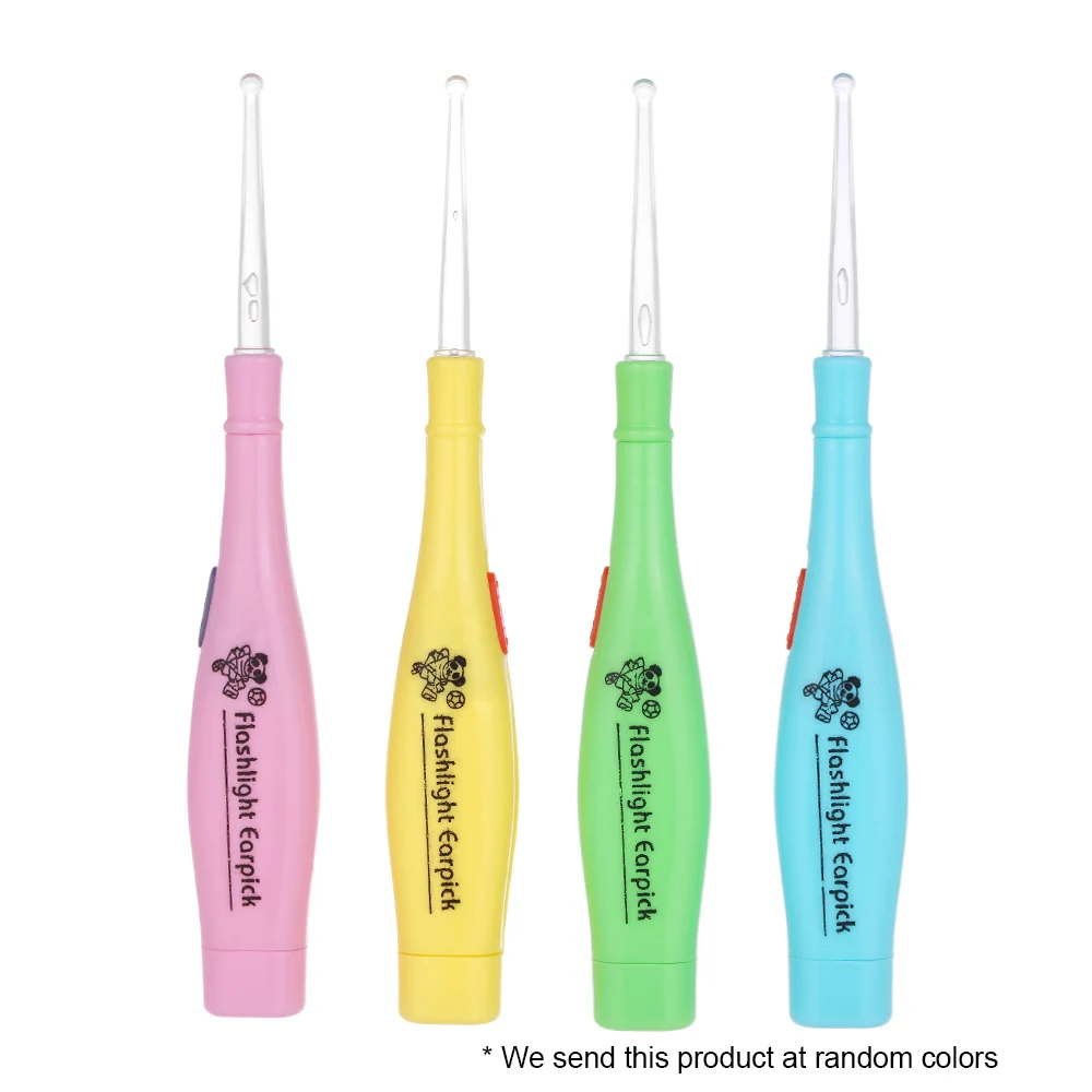 Earpick Aço Inoxidável com 3 Pontas LED para Limpeza Oral - Imagem 2