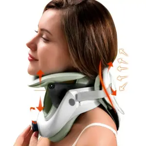 coleira de tração cervical ajustável