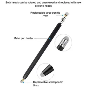 caneta stylus de fibra de malha