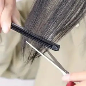 pente v para acabamento de cabelo