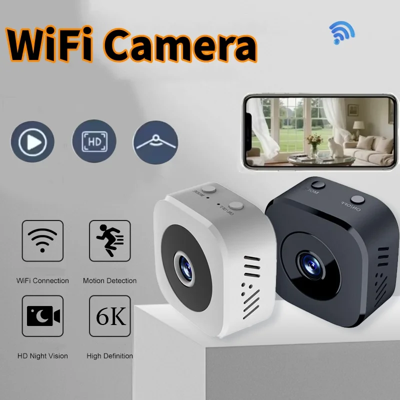 Mini Câmera de Segurança WiFi 4K Full HD com Áudio Bidirecional - Imagem 3
