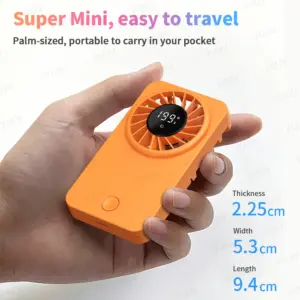mini ventilador portátil de bolso recarregável