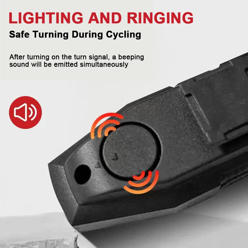 Bucklaos Luz Traseira de Bicicleta com Seta e Controle Remoto - Imagem 3