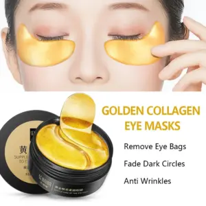 máscara de olhos colágeno ouro 24k