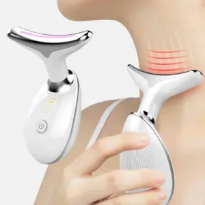 massageador facial pescoço vibratório