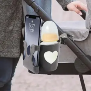 suporte de copo para carrinho de bebê 2 em 1