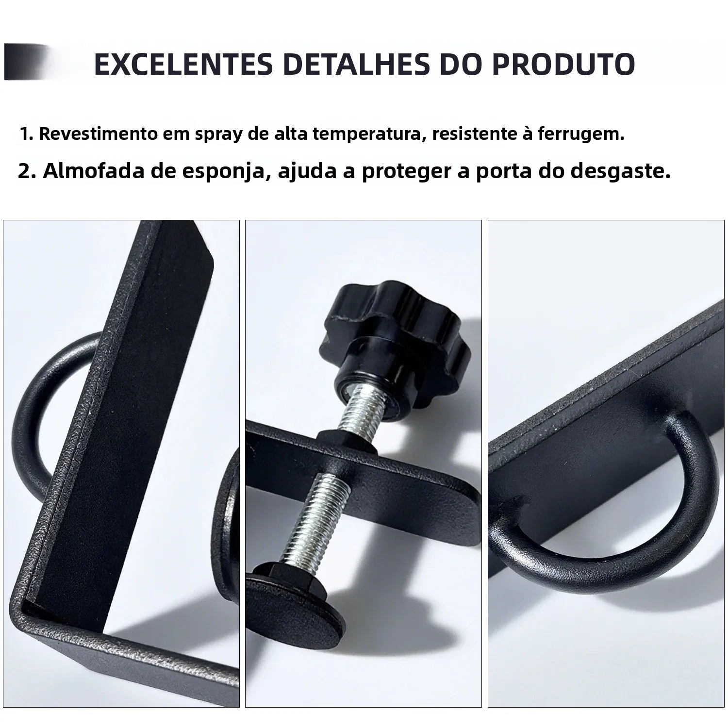 Suporte de Porta para Faixas de Resistência Yoga Academia - Imagem 3