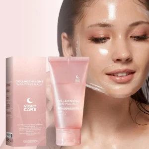 máscara facial de colágeno hidrolisado