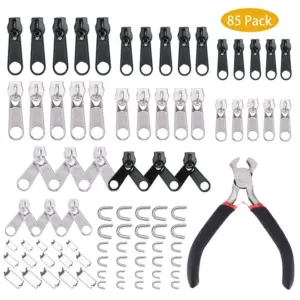 kit reparo de zíperes