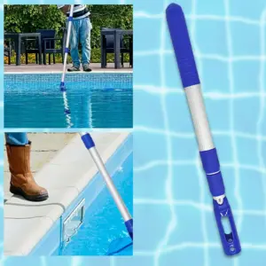 vara telescópica para limpeza de piscina