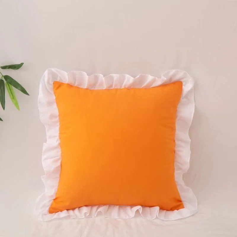 Fronha para Sofá com Babados Decorativa Várias Cores - Imagem 6
