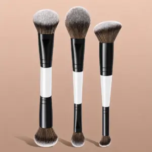 conjunto de pincéis de maquiagem facial