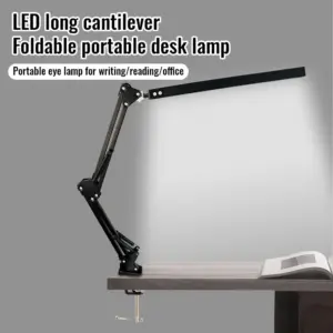 lâmpada de mesa led braçadeira