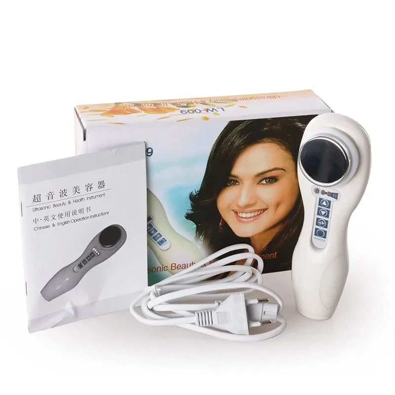 Massageador Corporal Ultrassônico Portátil Branco - Imagem 6
