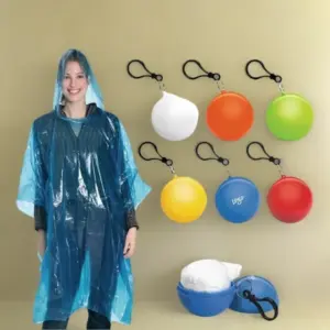 chaveiro capa de chuva portátil