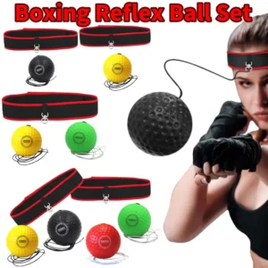 bola de boxe reflexo com bandana