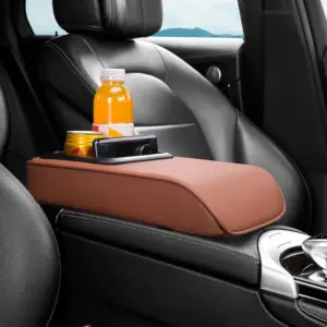 almofada de apoio de braço para console central carro