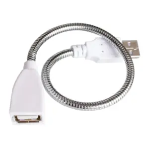 lâmpada de mesa usb haste flexível