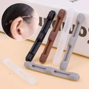 ponta de haste para óculos de silicone