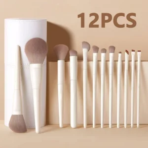 conjunto 12 pincéis de maquiagem