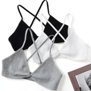 sutiã bralette triângulo sem costura