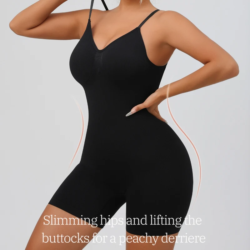 Shapewear Bodysuit Feminino Sem Costura Baixa Volta - Imagem 6