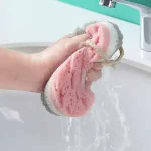 esponja de banho esfoliante corporal