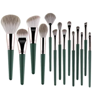 kit pincéis de maquiagem macios