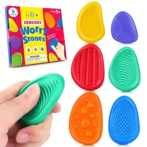 pedra de silicone sensorial fidget