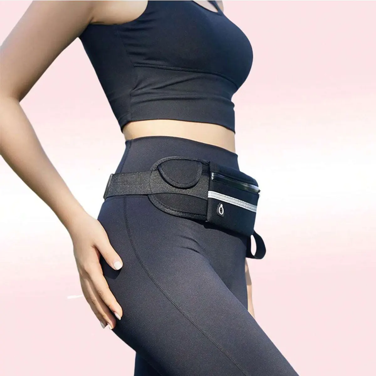 Bolsa de Cintura para Corrida Fitness - Variedade de Cores - Imagem 4