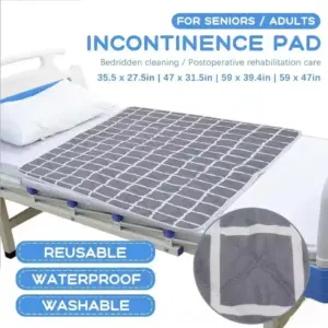 almofada de cama lavável para incontinência