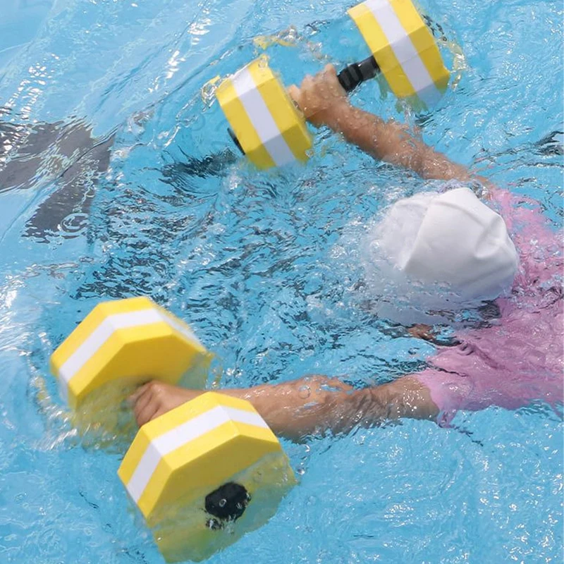 Haltere Flutuante Octogonal de EVA para Hidroginástica - Imagem 4