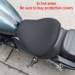 almofada de gel honeycomb motocicleta