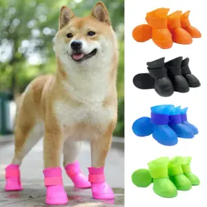 bota de borracha antiderrapante para cães e gatos