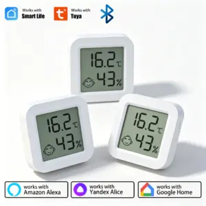 sensor de temperatura e umidade tuya bluetooth