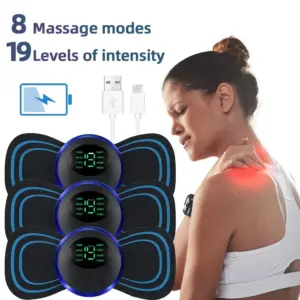 massageador muscular ems baixa frequência