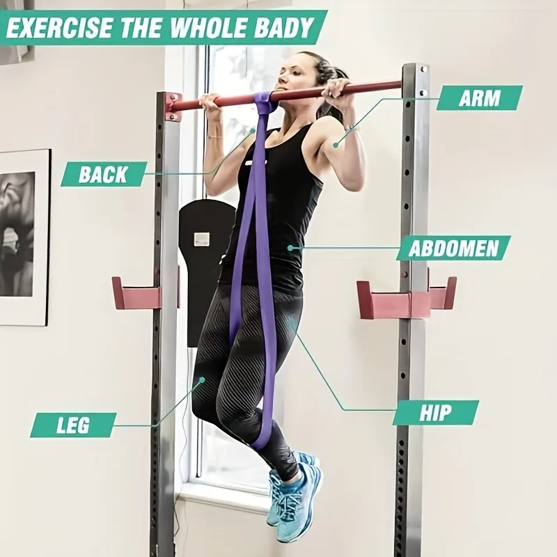 Conjunto de Faixas de Resistência para Treino Fitness, 2,2 a 68 kg - Imagem 3