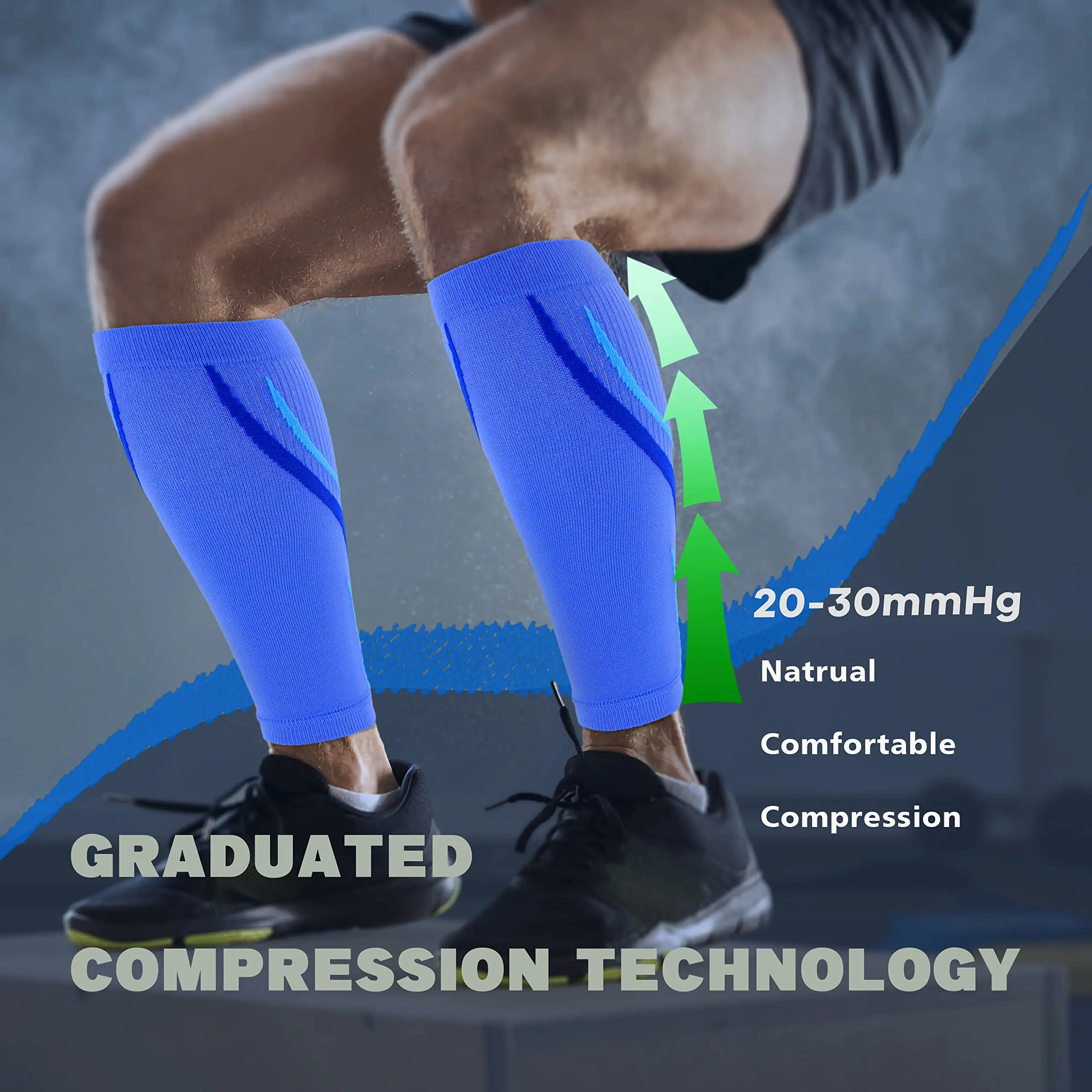 Mangas de Compressão para Panturrilha 20-30 mmHg - Imagem 5