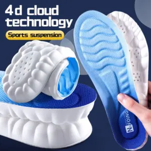 palmilha ortopédica pu 4d cloud