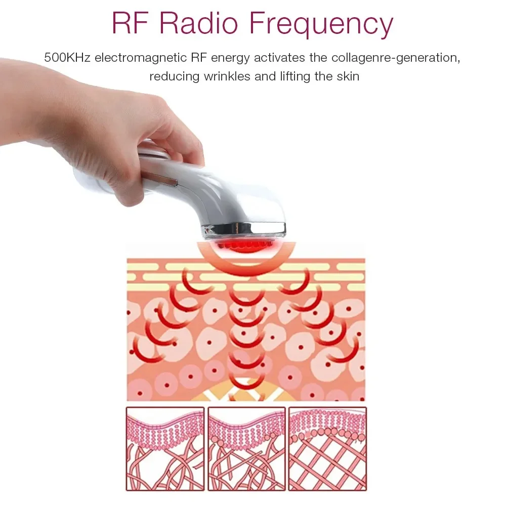 Dispositivo RF Recarregável Firmador Facial Infravermelho - Imagem 3