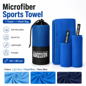 toalha esportiva microfibra 40x80cm
