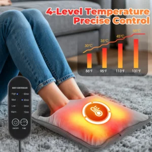 almofada aquecedora elétrica para pés