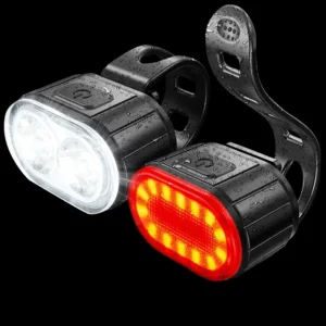 luz dianteira e traseira led para bicicleta