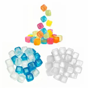 cubos de gelo reutilizáveis grau alimentício
