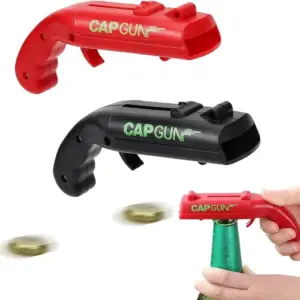 abridor de garrafas portátil lançador de tampas